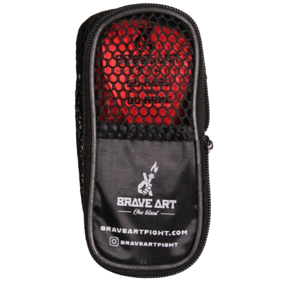 Bende da Boxe 4,5m – Rosse & Nere, Velcro in Silicone | Brave Art