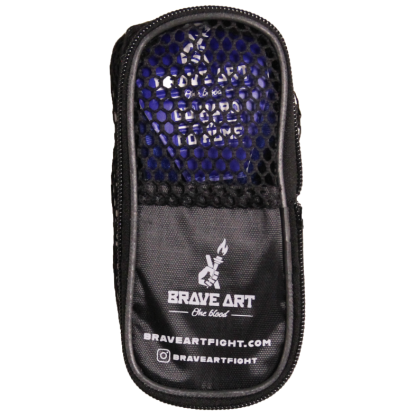 Bandages de Boxe 4,5m – Bleu & Blanc, Scratch Silicone | Brave Art