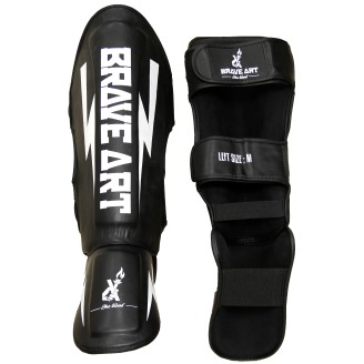 Classic One Black and White Shin and Foot Guards – Brave Art