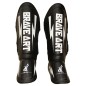 Classic One Black and White Shin and Foot Guards – Brave Art Classic One Black and White Shin and Foot Guards – Brave Art