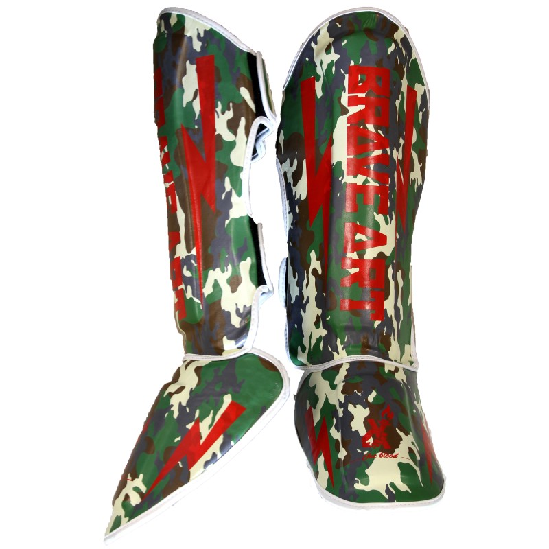 Parastinchi e Parapiedi Classic One Camouflage Verde e Beige – Brave Art Parastinchi e Parapiedi Classic One Camouflage Verde e Beige – Brave Art