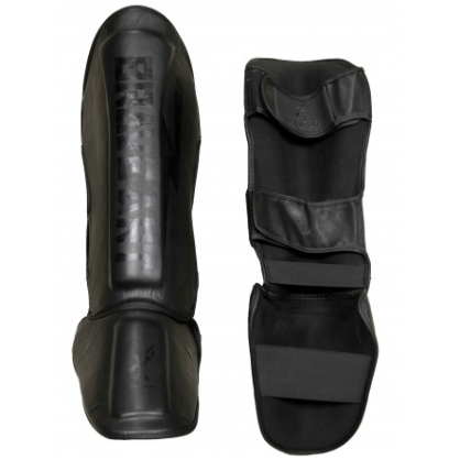 Shin & Foot Guards Classic One – Full Black | Brave Art