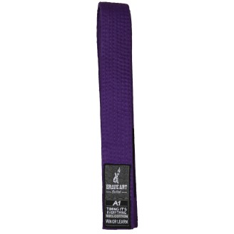 Ceinture de Jiu-Jitsu Brésilien – Violette | Brave Art
