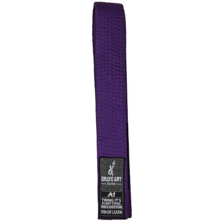 Brazilian Jiu-Jitsu Belt – Purple | Brave Art