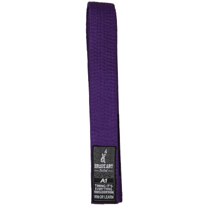 Ceinture de Jiu-Jitsu Brésilien – Violette | Brave Art