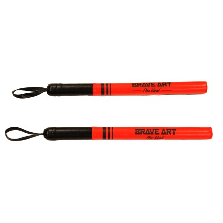 Bâtons d'entraînement en cuir Brave Art