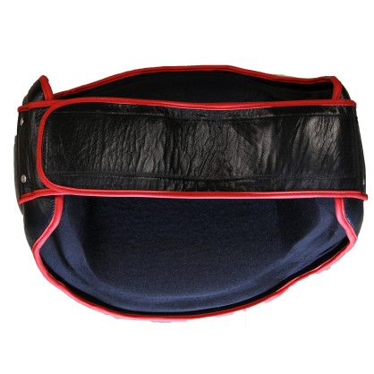 Body Pad Brave Art – Cuir Noir & Rouge, Performance & Confort