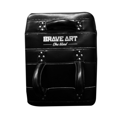 Schlagpolster – Schwarzes Leder | Brave Art