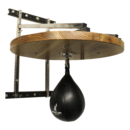 Speed Bag with Frame – Black Leather | Brave Art