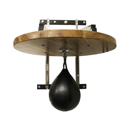 Speed Bag with Frame – Black Leather | Brave Art