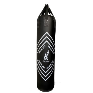 Grades Leather Punching Bag – Black | Brave Art
