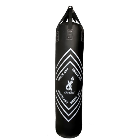 Grades Leather Punching Bag – Black | Brave Art