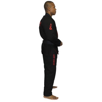 Brazilian Jiu-Jitsu Kimono – Rot & Schwarz Wendbar | Brave Art