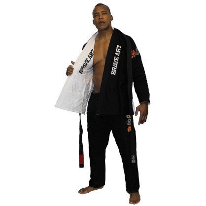 Kimono Jiu-Jitsu Brasiliano – Nero & Bianco Reversibile | Brave Art