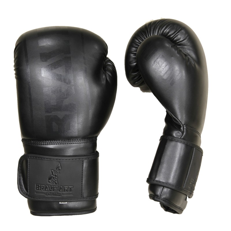 Gants de Boxe Classic One Noir Ton sur Ton – Brave Art Gants de Boxe Classic One Noir Ton sur Ton – Brave Art