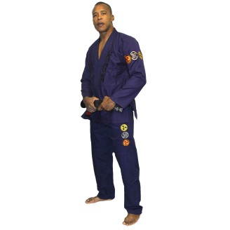 Brave Art Brazilian Jiu-Jitsu Kimono Black and Blue Reversible