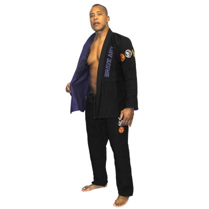 Kimono Jiu-Jitsu Brasiliano – Nero & Blu Reversibile | Brave Art