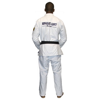 Kimono Jiu-jitsu Brésilien – Blanc & Bleu Réversible | Brave Art