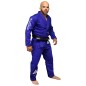 Kimono da Jiu-Jitsu Brasiliano blu con ricamo bianco Side di Brave Art Kimono da Jiu-Jitsu Brasiliano blu con ricamo bianco Side di Brave Art