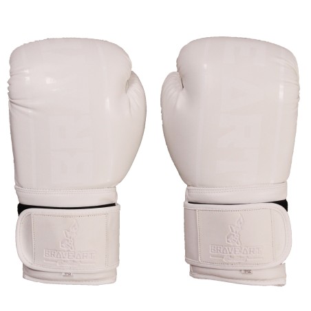 Gants de Boxe Classic One Blanc Ton sur Ton – Brave Art