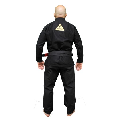 Kimono Jiu-Jitsu Brasiliano – Nero con Ricamo Dorato Side | Brave Art