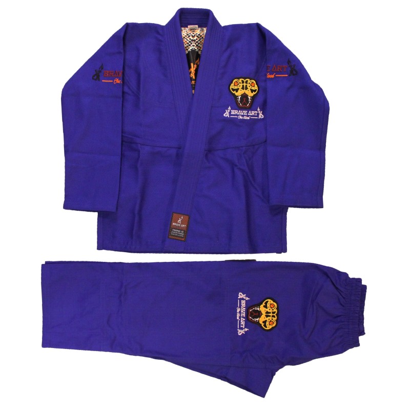 Kimono Jiu-Jitsu Brasiliano Anaconda Blu Bambino - Brave Art Kimono Jiu-Jitsu Brasiliano Anaconda Blu Bambino - Brave Art