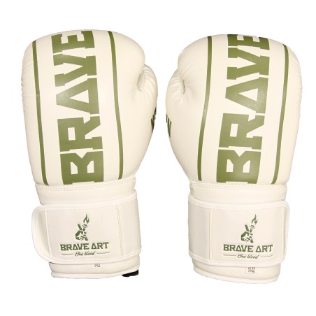 Guanti da Boxe Classic One Bianco & Verde – Brave Art