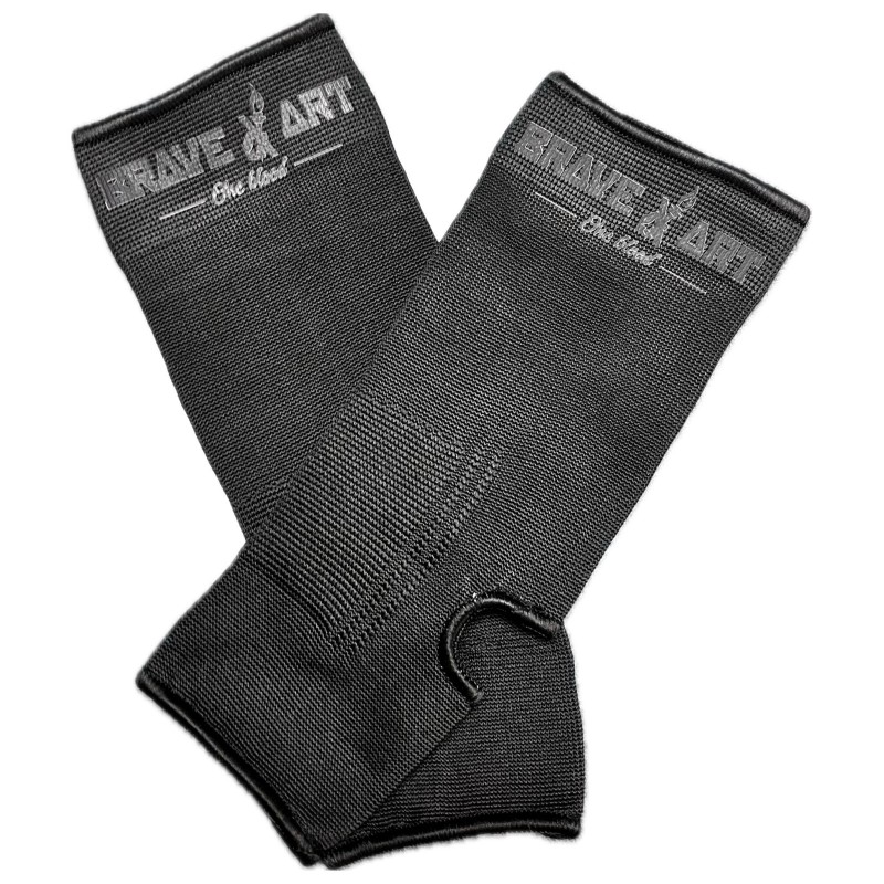 Brave Art Premium Knöchelbandagen - Schwarz Ton in Ton Brave Art Premium Knöchelbandagen - Schwarz Ton in Ton