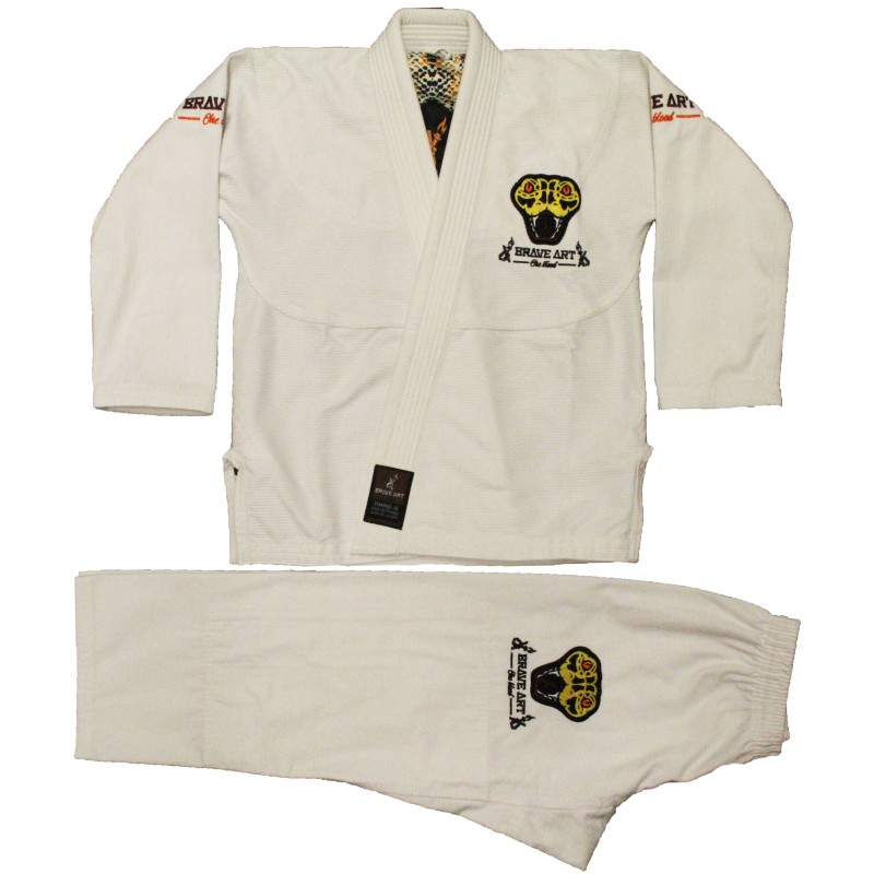 Kimono für Brasilianisches Jiu-Jitsu Anaconda Weiß Kinder - Brave Art Kimono für Brasilianisches Jiu-Jitsu Anaconda Weiß Kinder - Brave Art