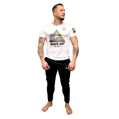 T-shirt Fast Dry Brave Art Dares – Blanc