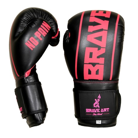 Classic One Boxing Gloves Black & Pink – Brave Art