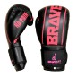 Classic One Boxing Gloves Black & Pink – Brave Art Classic One Boxing Gloves Black & Pink – Brave Art
