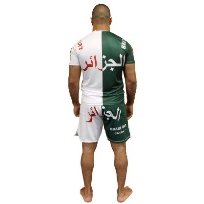 T-shirt Fast Dry DZ Brave Art – Vert, Blanc & Rouge