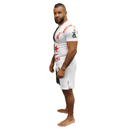 T-shirt Fast Dry DZ Brave Art – Vert, Blanc & Rouge