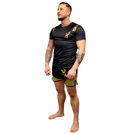 T-shirt BG Brave Art – Noir & Doré | Performance & Style