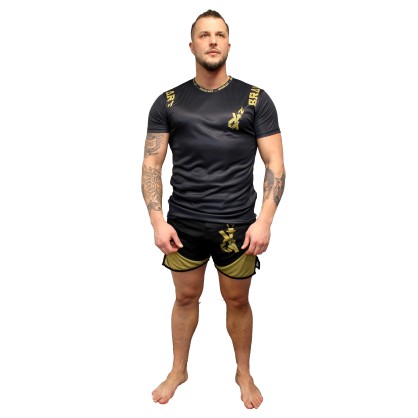 T-shirt BG Brave Art – Noir & Doré | Performance & Style