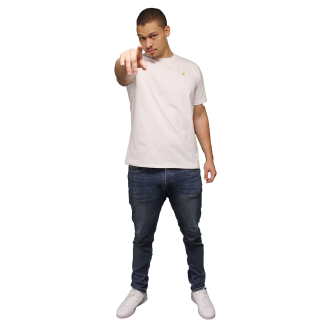 T-shirt Prestige Brave Art – Blanc | Élégance & Confort