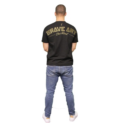 T-shirt Prestige Brave Art – Noir | Élégance & Confort