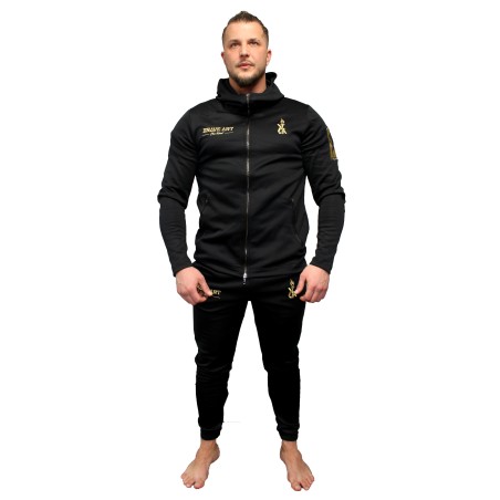 First Hoodie Jacket Brave Art – Black | Performance & Style