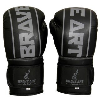 Guanti da Boxe Classic One Nero & Grigio – Brave Art