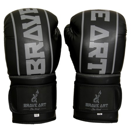 Guanti da Boxe Classic One Nero & Grigio – Brave Art