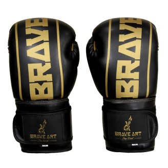 Gants de Boxe Classic One Noir & Or – Brave Art