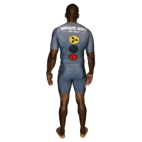 Rashguard Manches Courtes Kamon Brave Art