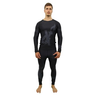 Rashguard Darkness Brave Art – Manches Longues | Élégance & Performanc