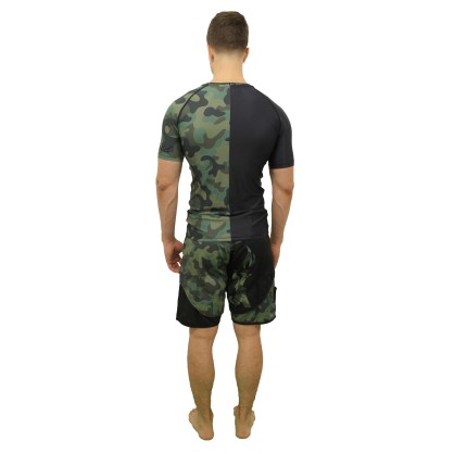 Front Line Rashguard Brave Art – Kurzarm | Tarnung & Leistung