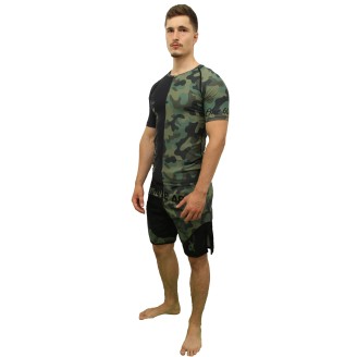 Rashguard Kurzarm Front Line Brave Art