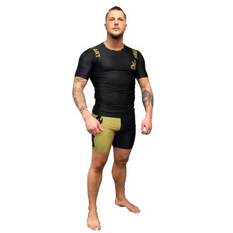 Rashguard a Maniche Corte BG Brave Art