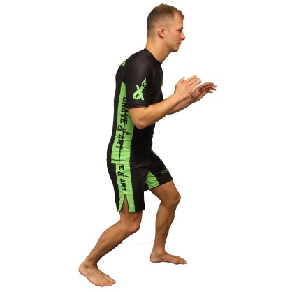 Tone Up Rashguard Brave Art – Short Sleeves Black & Green | Energy & M