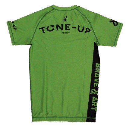 Grünes Rashguard Brave Art – Kurzarm | Energie & Leistung