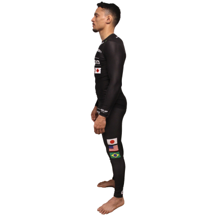 Vale Tudo Rashguard Brave Art – Long Sleeves Black | Protection & Powe